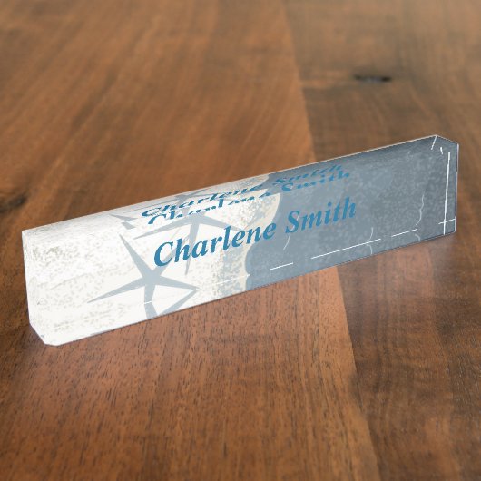 Starvis en oceaan naambordje (Zijkant)