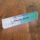 Starvis en oceaan naambordje (Zijkant)