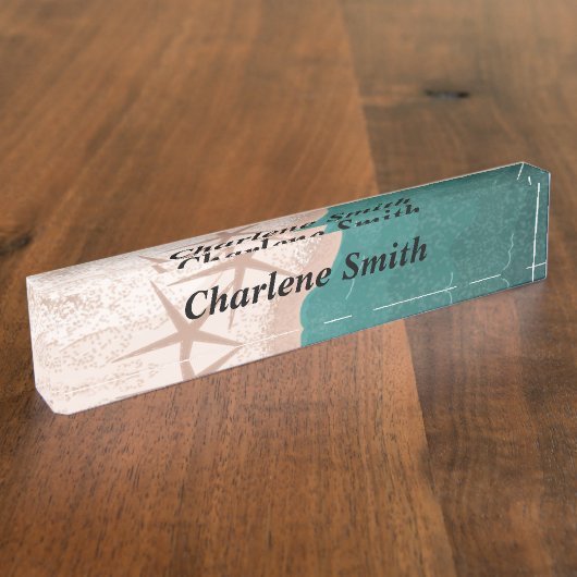 Starvis en oceaan naambordje (Zijkant)