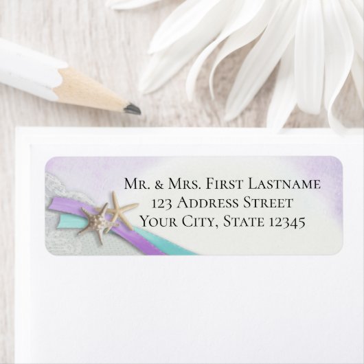 Starvis en Paars lint Etiket (Insitu)