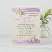 Starvis en Paars lint Kaart (Staand voorkant)