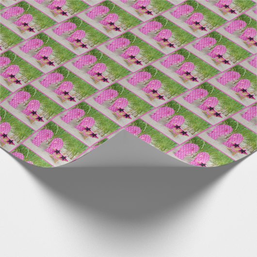 Starvis en Teenslippers in de zand Cadeaupapier (Hoek)