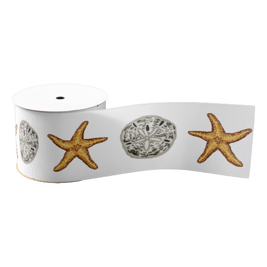 Starvis en zanddollar grosgrain lint (Spoel)