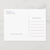 Starvis en zanddollar - strand Bewaar datum Aankondigingskaart (Achterkant)