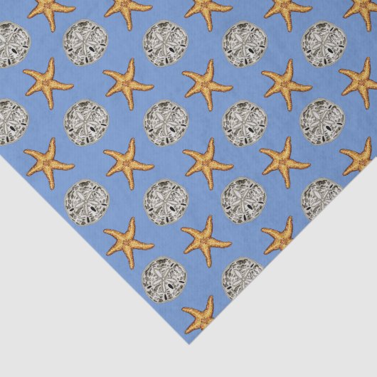 Starvis en zanddollar tissuepapier (Detail)