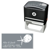 Starvis en zanddollar zelfinktende stempel (In situ)