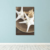 Starvis in een mand canvas afdruk (Insitu (Houten vloer))