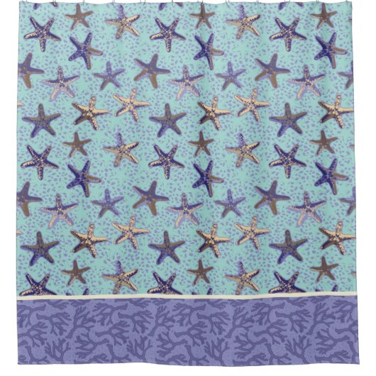 Starvis in het zand-schoengordijn douchegordijn (Voorkant)