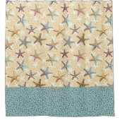 Starvis in het zand-schoengordijn douchegordijn (Voorkant)