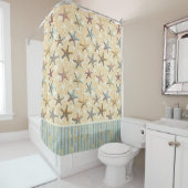 Starvis in het zand-schoengordijn douchegordijn (In situ)