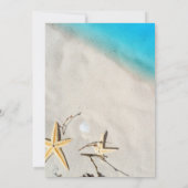 Starvis in het zand-strand Vrijgezellenfeest Kaart (Achterkant)