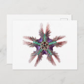 Starvis met vermakende armen briefkaart (Voorkant / Achterkant)