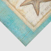 Starvis op Blauwgroen hout Tissuepapier (Detail)