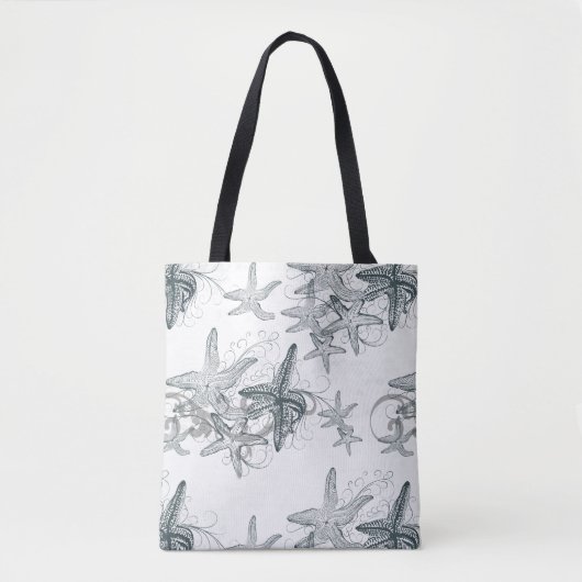 Starvis op het Zee patroon Tote Bag (Voorkant)