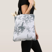 Starvis op het Zee patroon Tote Bag (Dichtbij)