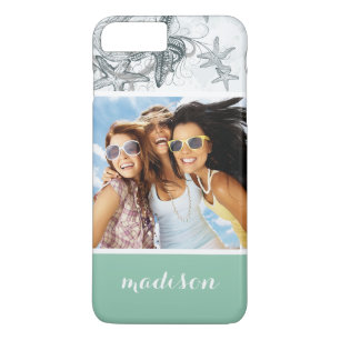 Starvis op het Zee patroon Uw foto en naam Case-Mate iPhone Case