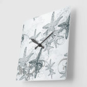 Starvis op het Zee patroon Vierkante Klok (Hoek)