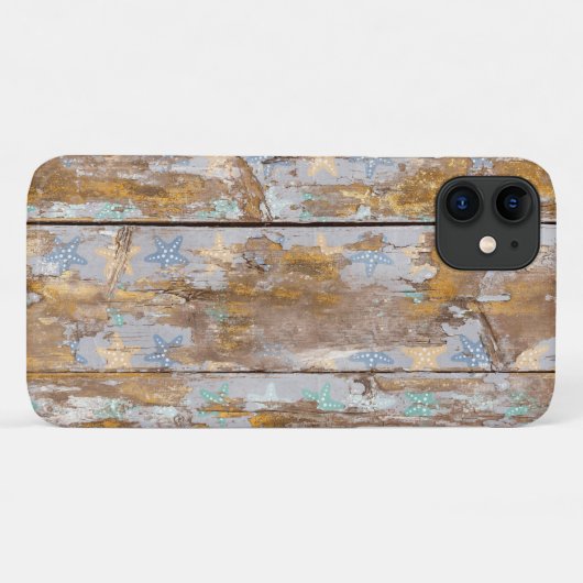 Starvis op hout Case-Mate iPhone case (Achterkant (horizontaal))