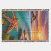 Starvis op strand bij zonsopgang deken (Voorkant)