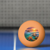 Starvis op strand bij zonsopgang pingpongbal (Net)