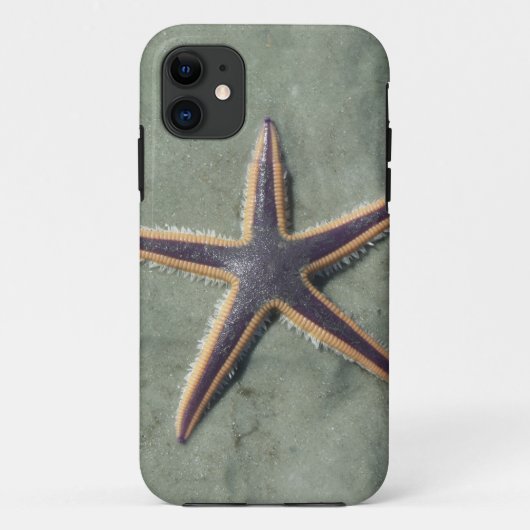 Starvis Paarse zee ster op strand Case-Mate iPhone Case (Achterkant)