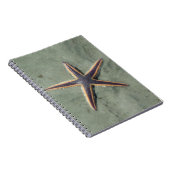 Starvis Paarse zee ster op strand Notitieboek (Rechterzijde)