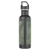 Starvis Paarse zee ster op strand Waterfles (Achterkant)