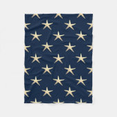 Starvispatroon op vaste achtergrond fleece deken (Voorkant)