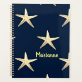 Starvispatroon op vaste achtergrond planner (Voorkant)