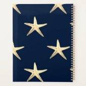 Starvispatroon op vaste achtergrond planner (Achterkant)