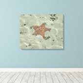 Starvissen Canvas Afdruk (Insitu (Houten vloer))