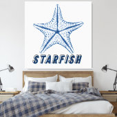 Starvissen Canvas Afdruk (Insitu (Slaapkamer))