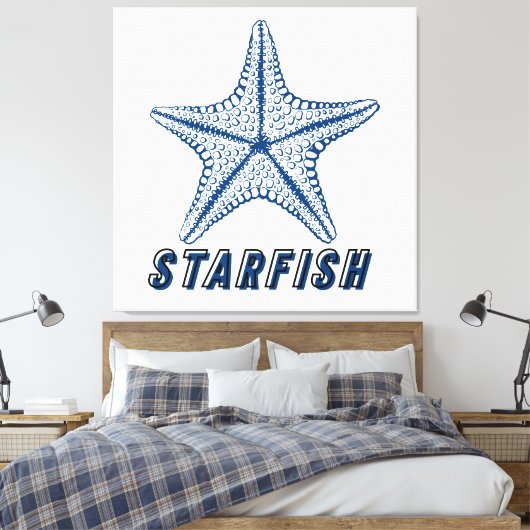 Starvissen Canvas Afdruk (Insitu (Slaapkamer))