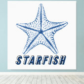 Starvissen Canvas Afdruk (Insitu (Houten vloer))