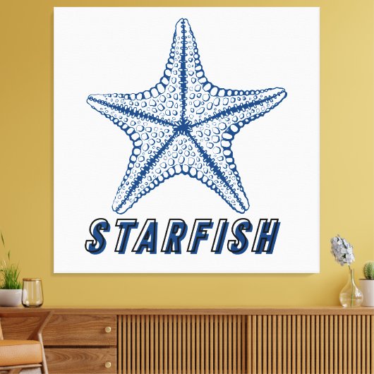 Starvissen Canvas Afdruk (Insitu (Woonkamer))