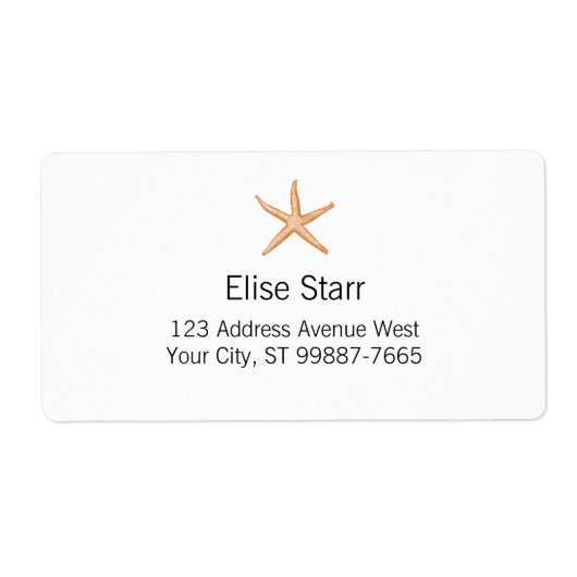 Starvissen Etiket (Voorkant)