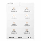 Starvissen Etiket (Full Sheet)