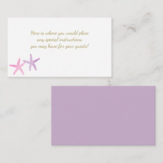 Starvissen Informatiekaartje (Voorkant / Achterkant)