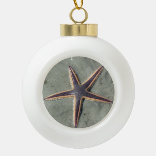 Starvissen Keramische Bal Ornament (Voorkant)