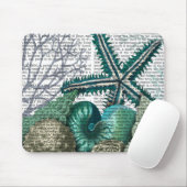 Starvissen onder het Zee Muismat (Met muis)