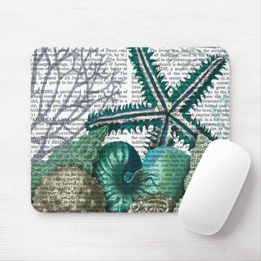 Starvissen onder het Zee Muismat (Met muis)