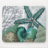 Starvissen onder het Zee Muismat (Voorkant)