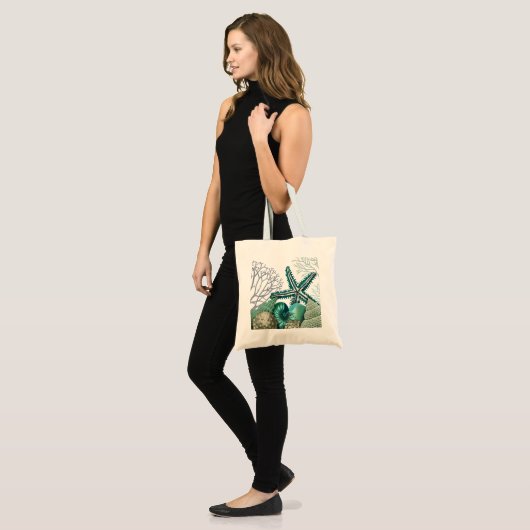 Starvissen onder het Zee Tote Bag (Voorkant (model))