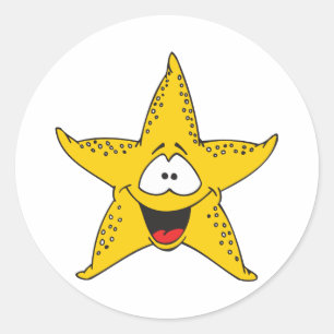 Starvissen Ronde Sticker