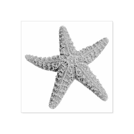 Starvissen Rubberstempel (Afrduk)