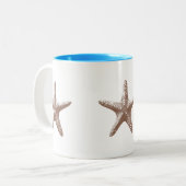 Starvissen Tweekleurige Koffiemok (Voorkant links)