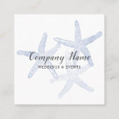 Starvissen Vierkante Visitekaartje (Voorkant)