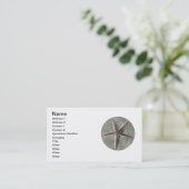 Starvissen Visitekaartje (Staand voorkant)