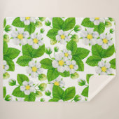 Starwberbes 2 sherpa deken (Voorkant (horizontaal))