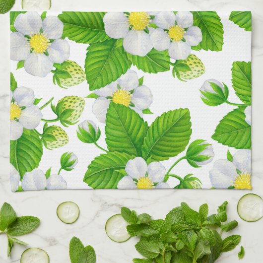 Starwberbes 2 theedoek (Gevouwen)